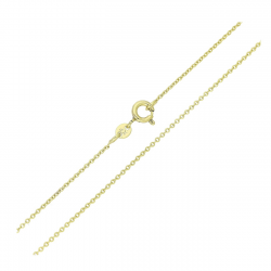 14K ŁAŃCUSZEK POZŁACANY 45 CM 1,1 MM ROLO XUPING 83925