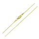 14K ŁAŃCUSZEK POZŁACANY 45 CM 1,2 MM ANKIER SPRASOWANY XUPING 83932