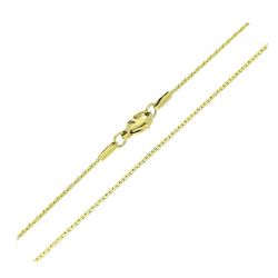 14K ŁAŃCUSZEK POZŁACANY 45 CM 1,2 MM ANKIER SPRASOWANY XUPING 83932