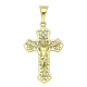 14K ZAWIESZKA POZŁACANA 40/19 MM KRZYŻYK XUPING 83936