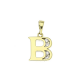 14K ZAWIESZKA POZŁACANA 21 MM TRADYCYJNA LITERKA XUPING 83952