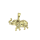 14K ZAWIESZKA POZŁACANA 19/18 MM SŁONIK NA SZCZĘŚCIE XUPING 83956