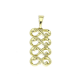 14K ZAWIESZKA POZŁACANA 26/10 MM INFINITI XUPING 83965