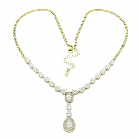 14K CELEBRYTKA POZŁACANA 45+5 Z-5 CM ROYAL LUXURY XUPING 83970