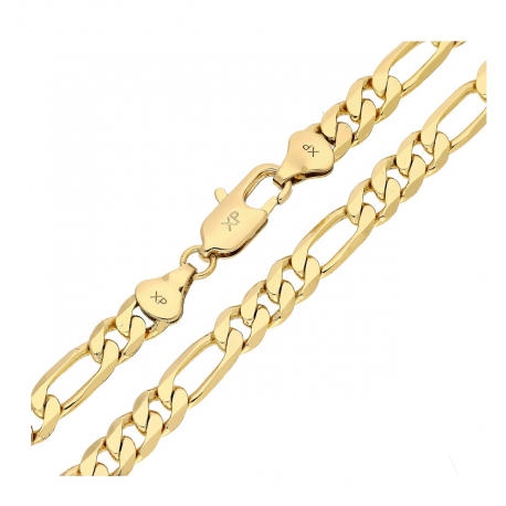 ŁAŃCUSZEK POZŁACANY 55 CM 6,5 MM FIGARO XUPING 84036