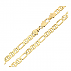 ŁAŃCUSZEK POZŁACANY 50 CM 5 MM GUCCI XUPING 84041