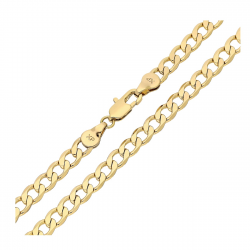 ŁAŃCUSZEK POZŁACANY 50 CM 5,2 MM PANCERKA XUPING 84053