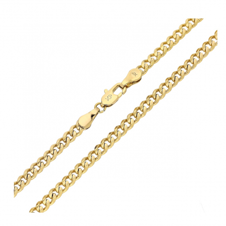 ŁAŃCUSZEK POZŁACANY 50 CM 3,7 MM PANCERKA XUPING 84055