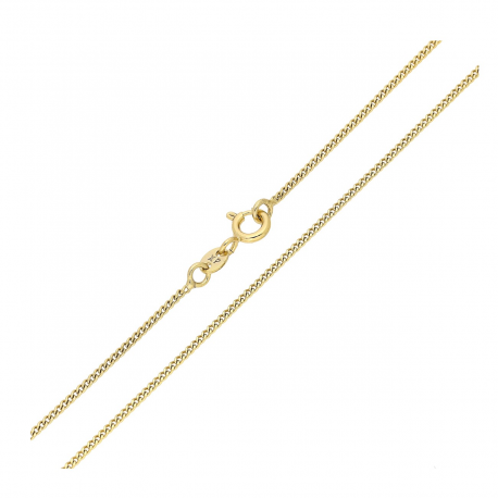 ŁAŃCUSZEK POZŁACANY 35 CM 1,3 MM PANCERECZKA XUPING 84057