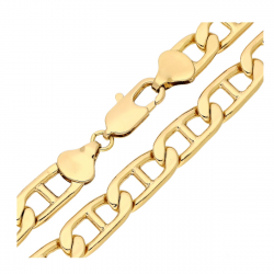 ŁAŃCUSZEK POZŁACANY 50 CM 10 MM GUCCI XUPING 84058