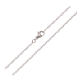 ŁAŃCUSZEK PLATYNOWANY 45 CM 2,1 MM GUCCI XUPING 84063