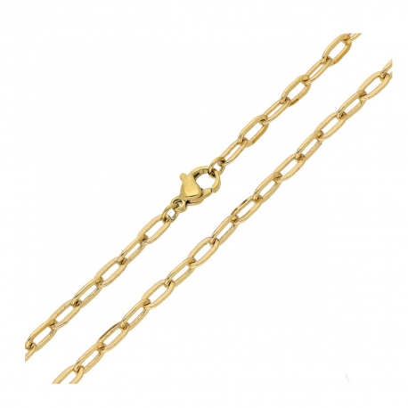 ŁAŃCUSZEK POZŁACANY 50 CM 3,5 MM ANKIER XUPING 84069