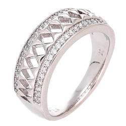 PIERŚCIONEK PLATYNOWANY 7 MM ELEGANCE XUPING 84198