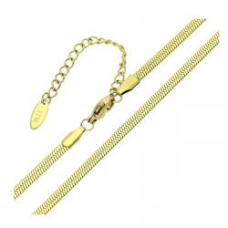 ŁAŃCUSZEK POZŁACANY 40,5+5 CM 3,1 MM S. STEEL TTM XUPING 84206