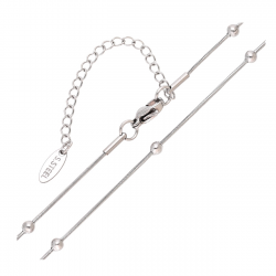 ŁAŃCUSZEK 45+5 CM 3 MM S. STEEL TTM XUPING 84210