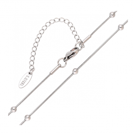 ŁAŃCUSZEK 45+5 CM 3 MM S. STEEL TTM XUPING 84210