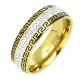 PIERŚCIONEK POZŁACANY 6 MM S. STEEL TTM XUPING 84294