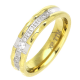 PIERŚCIONEK POZŁACANY 5 MM S. STEEL TTM XUPING 84295