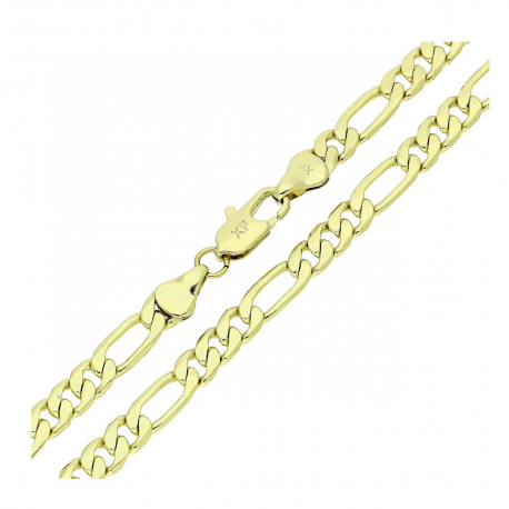 14K ŁAŃCUSZEK POZŁACANY 55 CM 5,8 MM FIGARO XUPING 84316