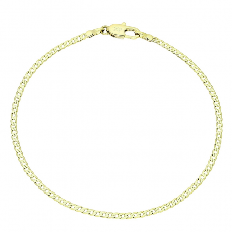 14K BRANSOLETKA POZŁACANA 18 CM 2 MM PANCERKA XUPING 84343