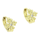 14K KOLCZYKI POZŁACANE 13/11 MM ELEGANTKI XUPING 84370