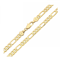 ŁAŃCUSZEK POZŁACANY 55 CM 5 MM FIGARO XUPING 84393