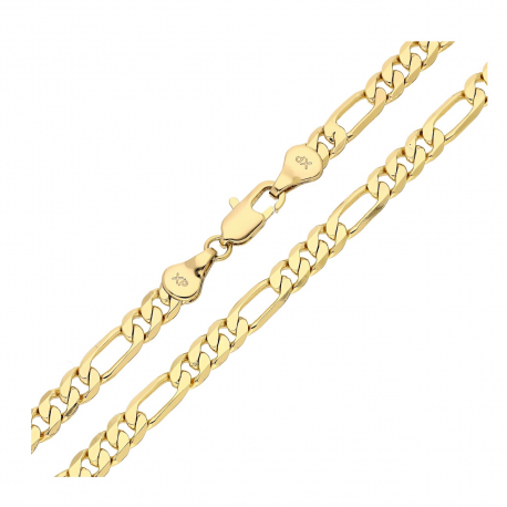 ŁAŃCUSZEK POZŁACANY 50 CM 5 MM FIGARO XUPING 84394