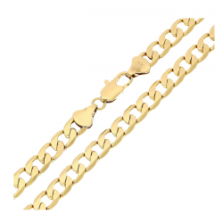 ŁAŃCUSZEK POZŁACANY 60 CM 6,5 MM PANCERKA XUPING 84409