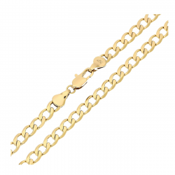 ŁAŃCUSZEK POZŁACANY 50 CM 5 MM PANCERKA XUPING 84411