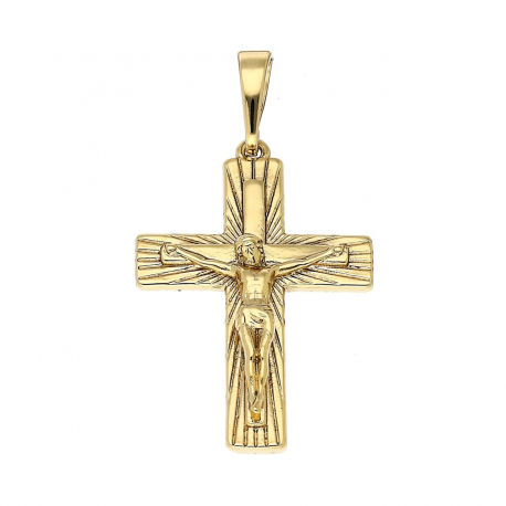 ZAWIESZKA POZŁACANA 33/18 MM KRZYŻYK XUPING 84458