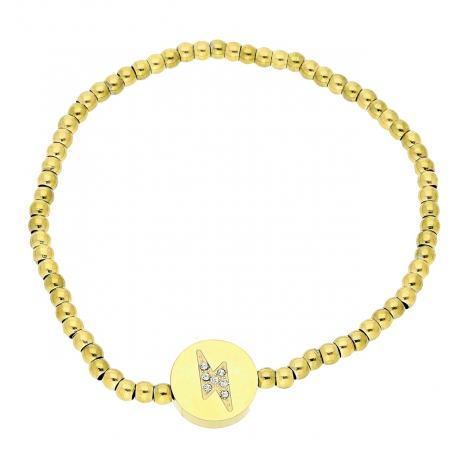 BRANSOLETKA POZŁACANA ELESTIC S. STEEL TTM XUPING 84641