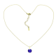 14k CELEBRYTKA POZŁACANA 40+6 CM SAPPHIRE CRYSTAL XUPING 84673