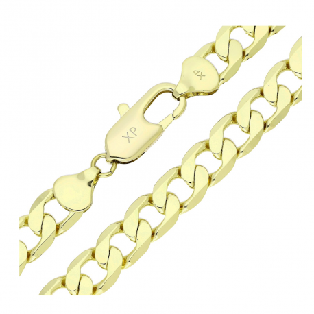 14k ŁAŃCUCH POZŁACANY 70 CM 10,5 MM PANCERKA XUPING 84693