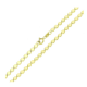 14k ŁAŃCUSZEK POZŁACANY 50 CM 3,2 MM MONETKI XUPING 84712