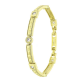 14K BRANSOLETKA POZŁACANA 19-17 CM 7 MM ELEGANCE XUPING 84738