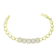 14K BRANSOLETKA POZŁACANA 19-17 CM 10 MM ELEGANCE XUPING 84740