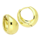 14K KOLCZYKI POZŁACANE 15/9 MM ZŁOTE TRADYCYJNE XUPING 84756