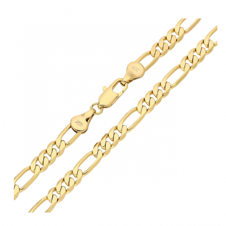 ŁAŃCUSZEK POZŁACANY 70 CM 5 MM FIGARO XUPING 84787