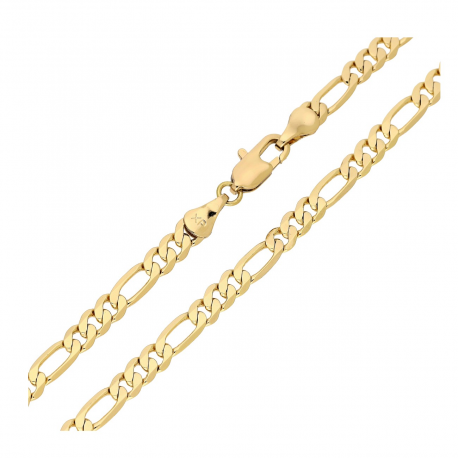 ŁAŃCUSZEK POZŁACANY 60 CM 4,5 MM FIGARO XUPING 84791