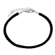 BRANSOLETKA PLATYNOWANA 18+3 CM 3,5 MM BLACK STRING XUPING 84796