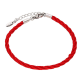 BRANSOLETKA PLATYNOWANA 18+3 CM 3,5 MM RED STRING XUPING 84797