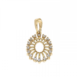 ZAWIESZKA POZŁACANA 26/14 MM MAŁA DROBNA ELEGANCJA XUPING 84813