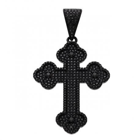 ZAWIESZKA 65/36 MM BLACK DIAMOND CROSS XUPING 84823