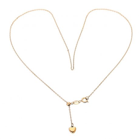 ŁAŃCUSZEK POZŁACANY ROSE GOLD MAX 50 CM S. STEEL TTM XUPING 84990