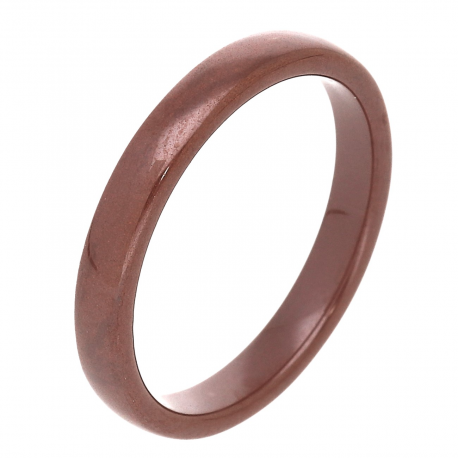 PIERŚCIONEK CERAMICZNY 3 MM BRĄZ TTM XUPING 85063