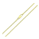 14K ŁAŃCUSZEK POZŁACANY 45 CM 1,9 MM PTASIE OKO XUPING 85076