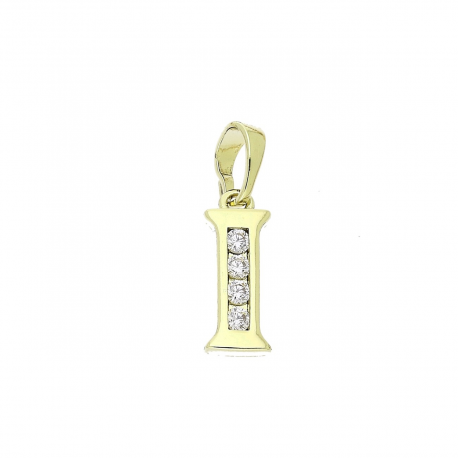 14K ZAWIESZKA POZŁACANA 20 MM LITERKA TRADYCYJNA XUPING 85086