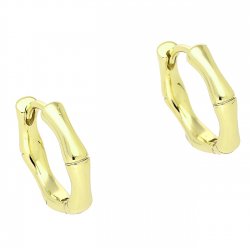 14K KOLCZYKI POZŁACANE 13/3 MM ZŁOTE KÓŁKA XUPING 85130