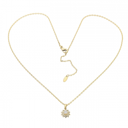 CELEBRYTKA POZŁACANA 46+5 CM BRYLANTOWA MARGERYTKA XUPING 85154