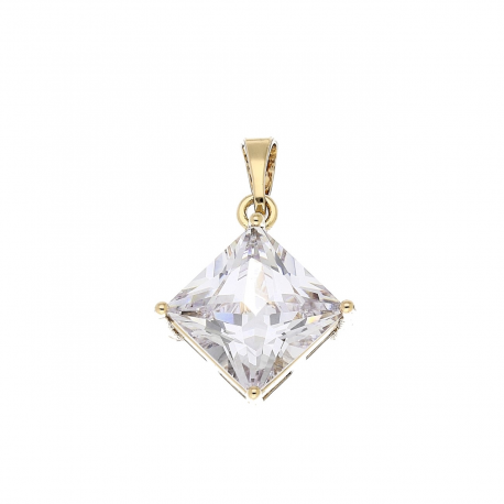 ZAWIESZKA POZŁACANA 23/15 MM BRYLANT RADIANT XUPING 85183